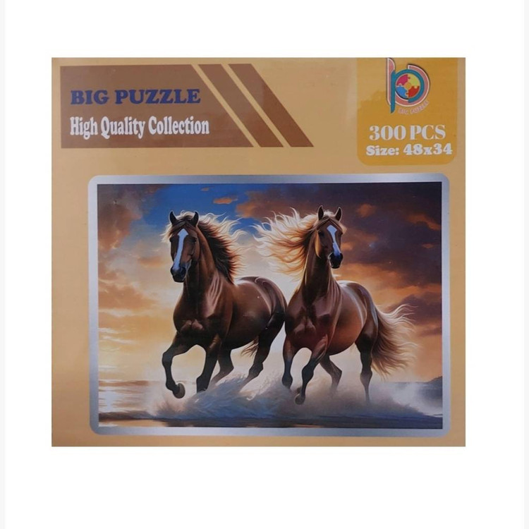 پازل 300 تکه مدل اسب های وحشی