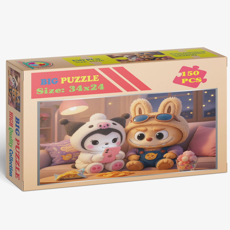 پازل ۱۵۰ تکه بیگ پازل مدل لبوبو کرومی بازیگوش